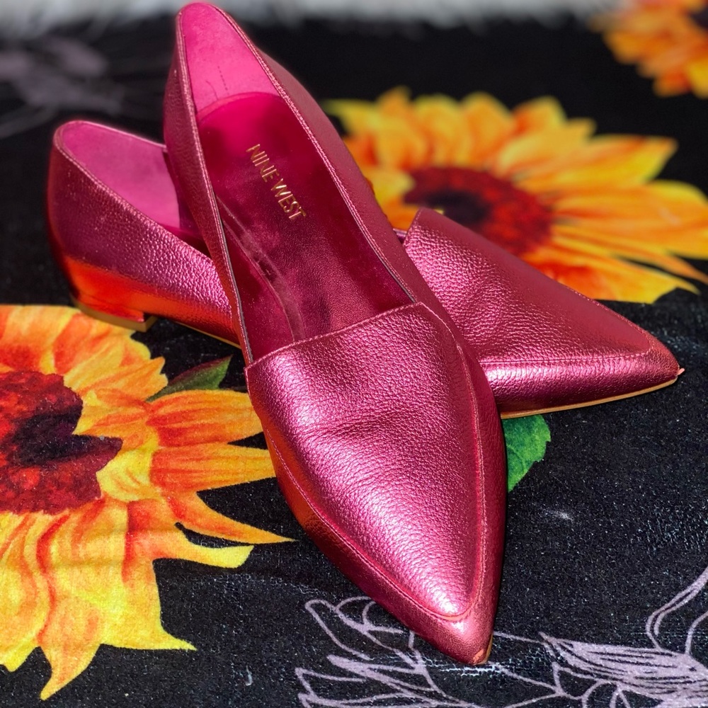 Pink Nine West Loafers